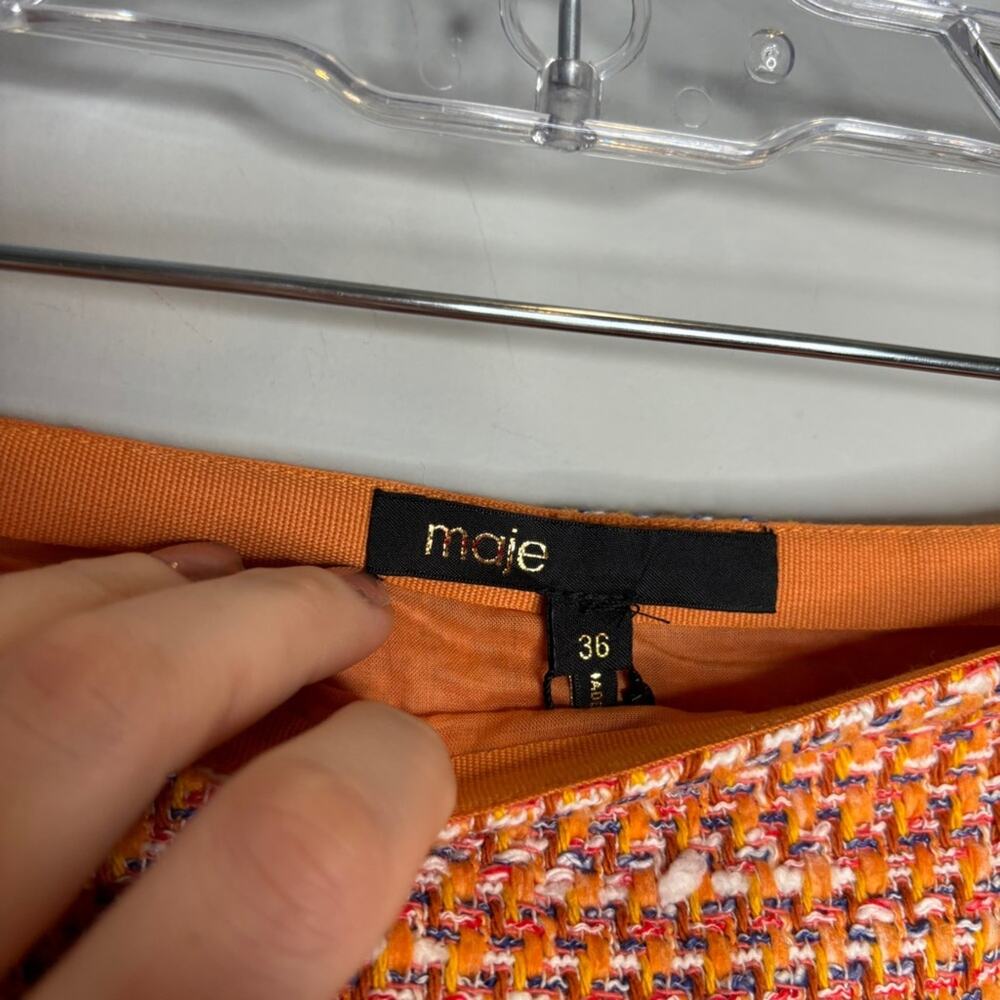 NWT Maje Jimoda Tweed Mini Skirt - Picture 5 of 9